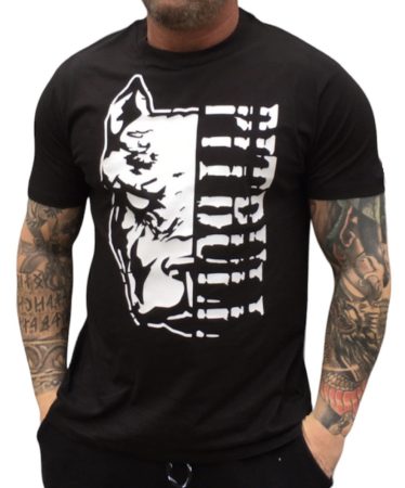APBT Streetwear PIT BULL DESTROYER  póló FEKETE