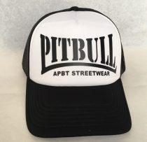 APBT Streetwear PITBULL - TRUCKER CAP / fekete-fehér