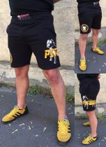 APBT Streetwear PIT BULL GREAT FIGHTER short FEKETE