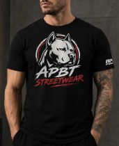 APBT Streetwear PITBULL FUTURE póló fekete S-5XL-ig