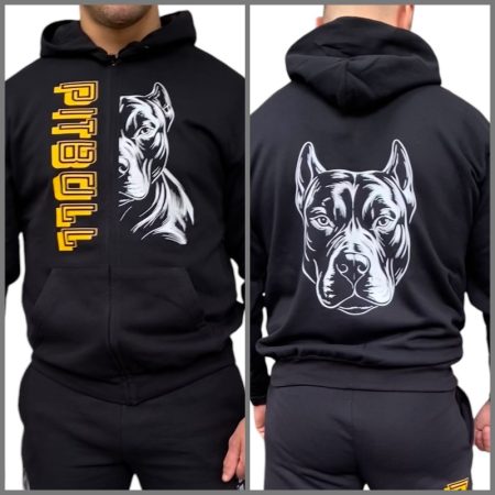 APBT Streetwear PIT BULL  NATURAL pulóver