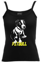 APBT Streetwear Puppy PIT női trikó fekete