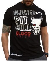 APBT Streetwear PIT BULL BLOOD póló FEKETE