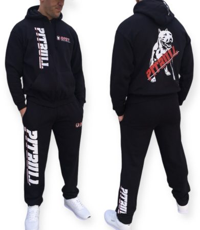 APBT Streetwear PIT BULL SPORT szabadidőruha BLACK/RED