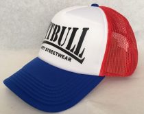  APBT Streetwear PITBULL - TRUCKER CAP / fehér-piros-kék